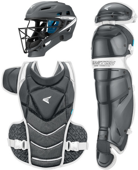 Easton Jen Schro The Very Best Fastpitch Softball Catchers Chest Protector,  Carolina Blue, Large (17) 