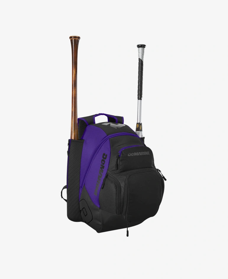 Demarini Voodoo Rebirth Backpack Bat Bag Softball Black & Purple Demarini Voodoo Rebirth Backpack Bat Bag Softball Black & Purple