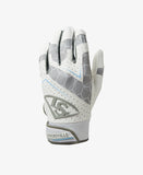 Louisville Slugger Genuine V2 Adult Batting Glove - White/Grey