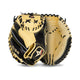 Two All Star Pro Elite Series 35" Baseball Catchers Mitts CM3000BT, showing the inside and outside of the mitt