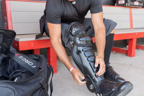 Force 3 Ultimate Umpire Shin Guards with Dupont™ Kevlar®