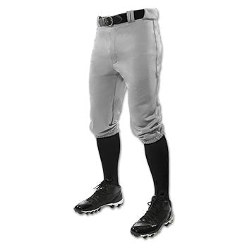 Champro Youth BP10 Triple Crown Knicker Baseball Pants - Grey