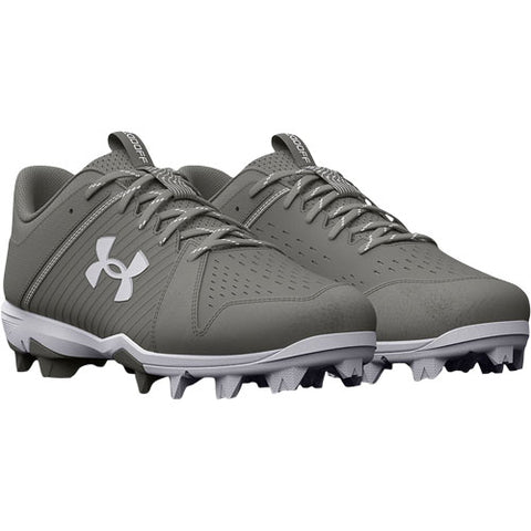 Under Armour Leadoff Low RM Men's Molded Cleat - Grey