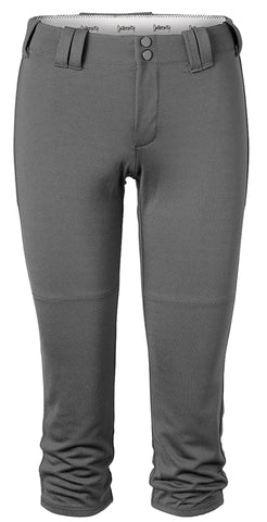 Intensity Women's Low Rise Belted Softball Pant N5306W - Charcoal