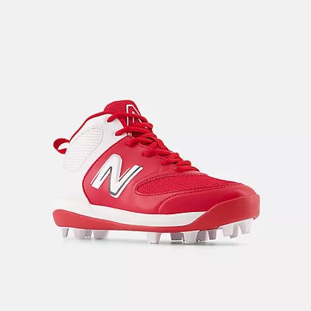 New balance cleats red and white Clearance