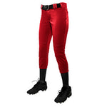Champro BP11 Tournament Girls Youth Softball Pants - Red