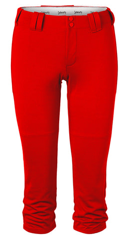 Intensity Women's Low Rise Belted Softball Pant N5306W - Red