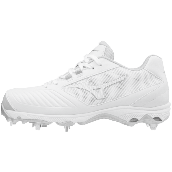 Mizuno 9 Spike Sweep 5 Women s Metal Cleats White